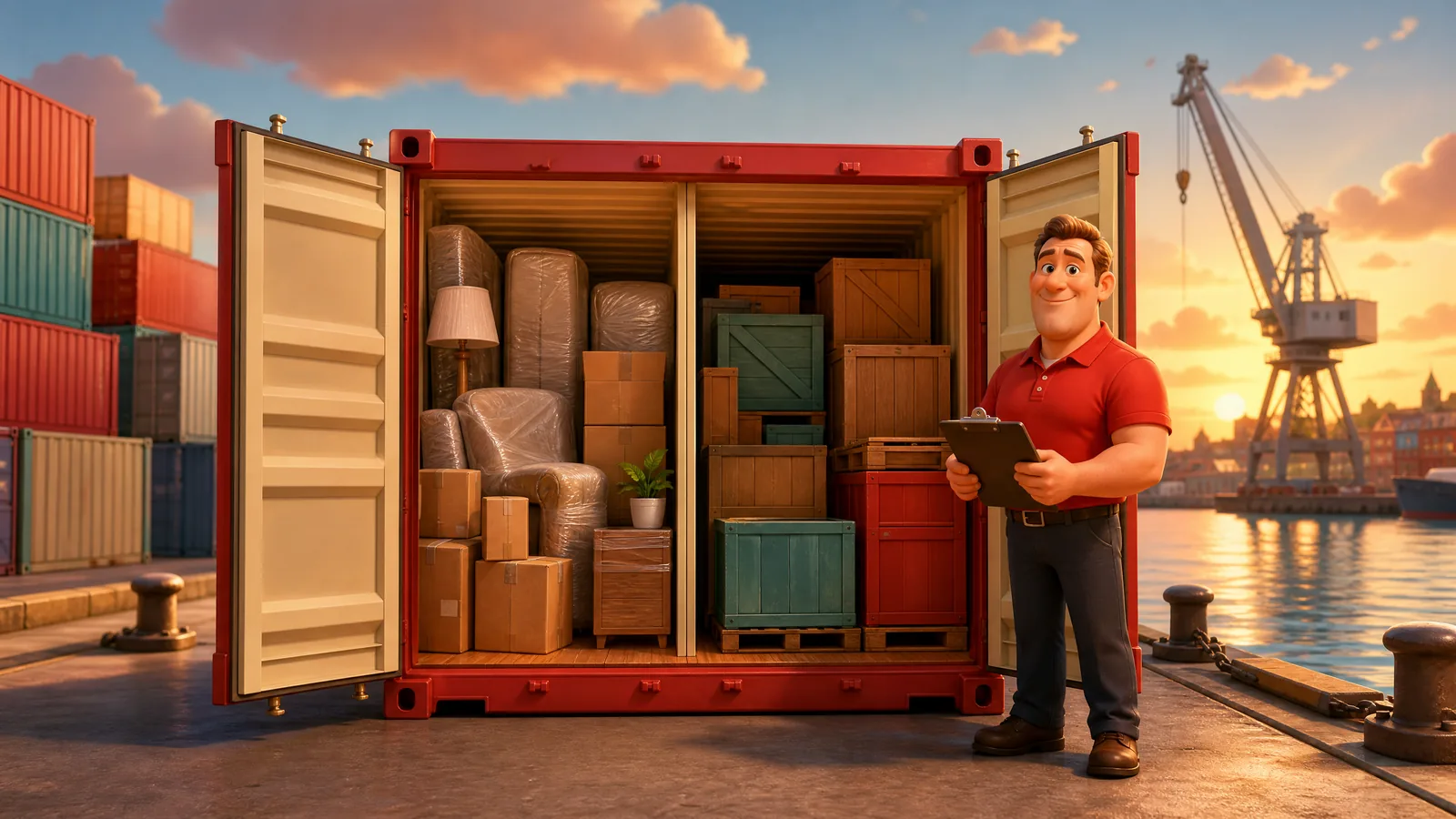 Share a shipping container