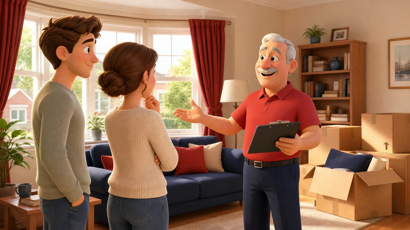 A Daley & Co surveyor assessing a home ahead of a move